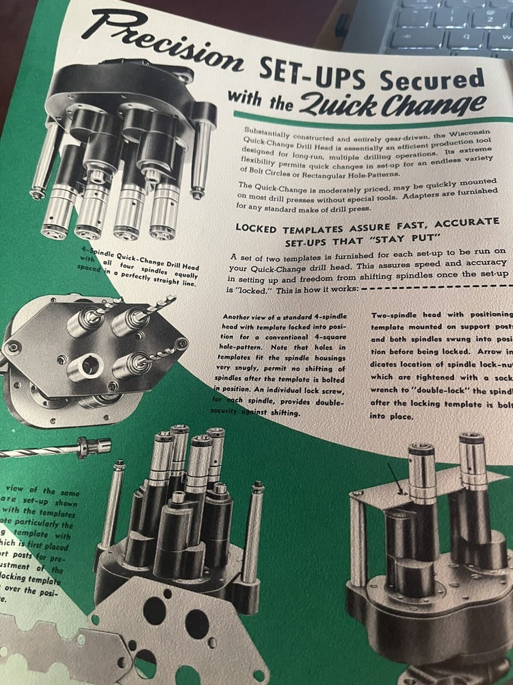 Wisconsin Quick Change Drill-Head Catalog