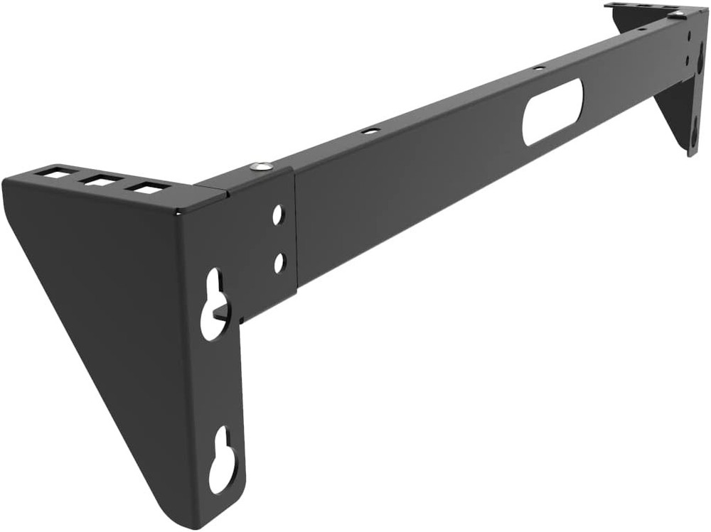1U Vertical Wall Mount Rack - Foldable Patch Panel Bracket for 19 inches Network