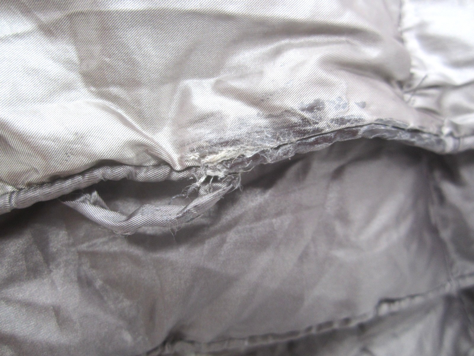 Blue Ridge Home Fashions Down Throw Camping Blanket Packable Lightweight Gray