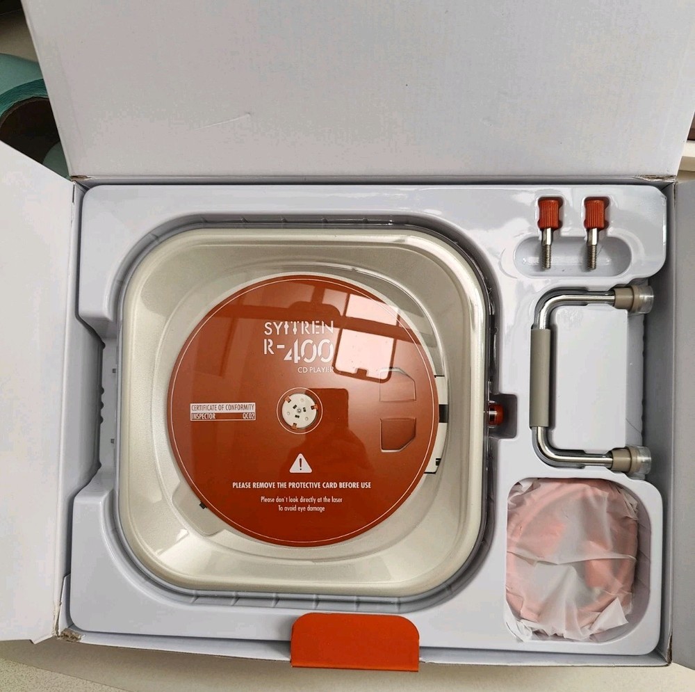 Syitren White Kit Version R400 Retro CD Player Bluetooth5.3 Audio Player
