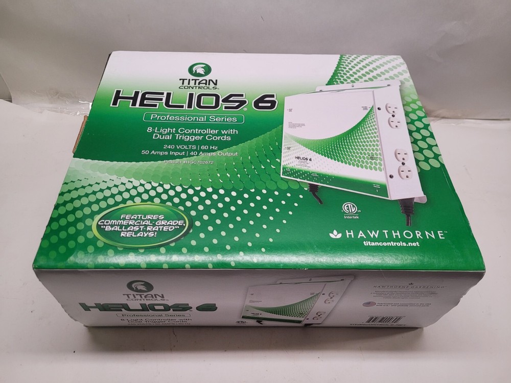 Titan Controls Helios 6 8 Light Controller with Dual Trigger Cords 240V