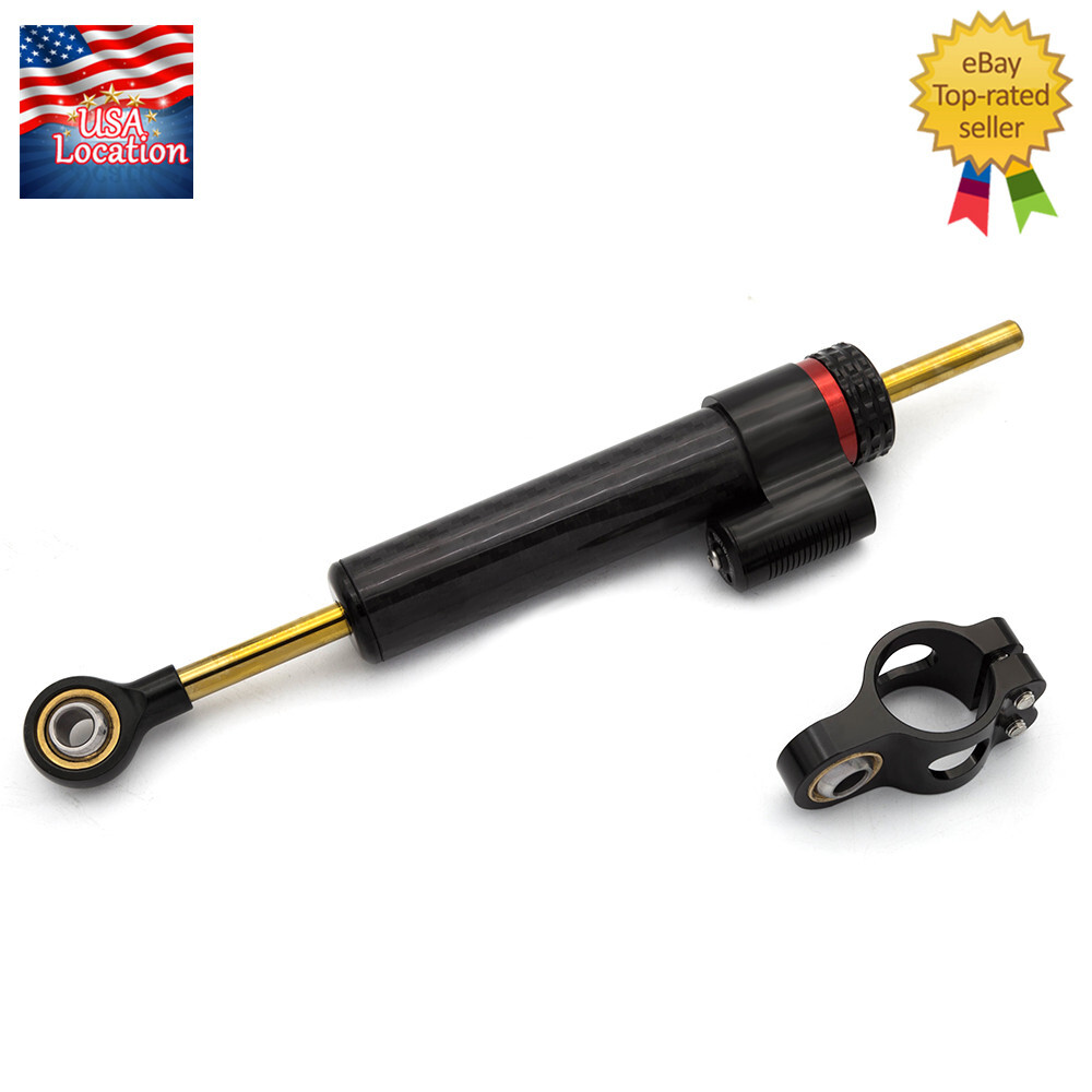 For Yamaha MT-09 FZ09 2013-2020 Carbon Fiber Steering Damper Bracket Mount Kit