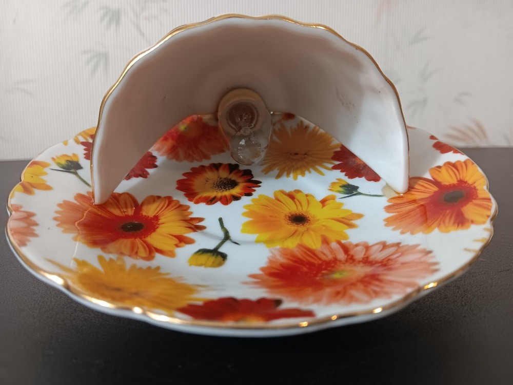 Forinalities By Baum Bros. Daisy Pattern Tea Cup/Saucer Working Night Light
