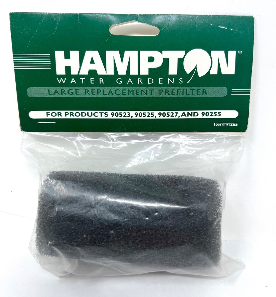 Replacement Foam Prefilter, Hampton Bell Fountain Submersible Utility Pump Pond