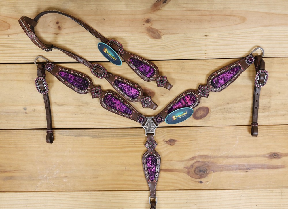 Headstall & Breast Collar Tack Set for Horse