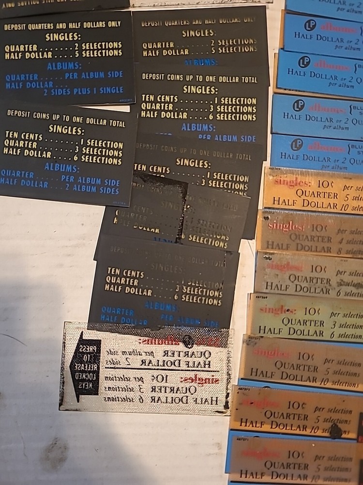 Jukebox Pricing Window Lot