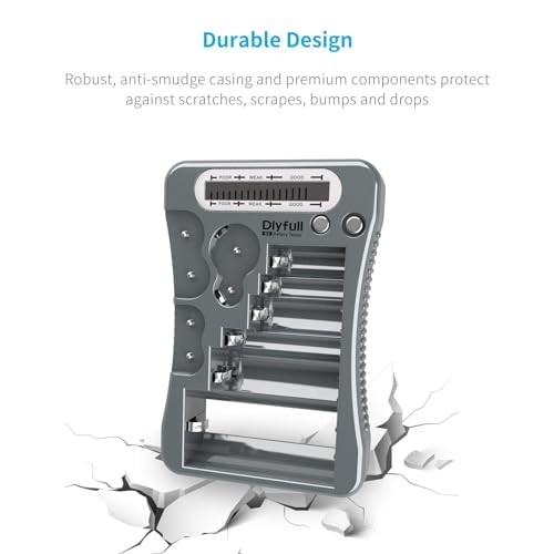 Universal Battery Tester with LCD Display, Multi Purpose Small Battery