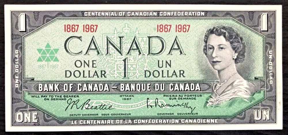 1967 CANADA - 1 DOLLAR (CENTENNARY) - UNC