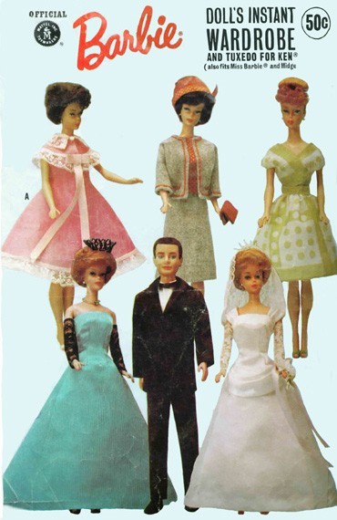Pattern Packs For 11 1/2" Fashion Dolls Patterns #5