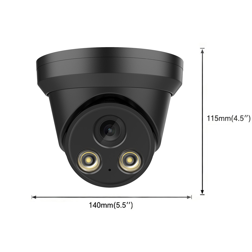 6PACK VIKYLIN 5MP Full Color Night Vision Turret Security Camera Smart Detection