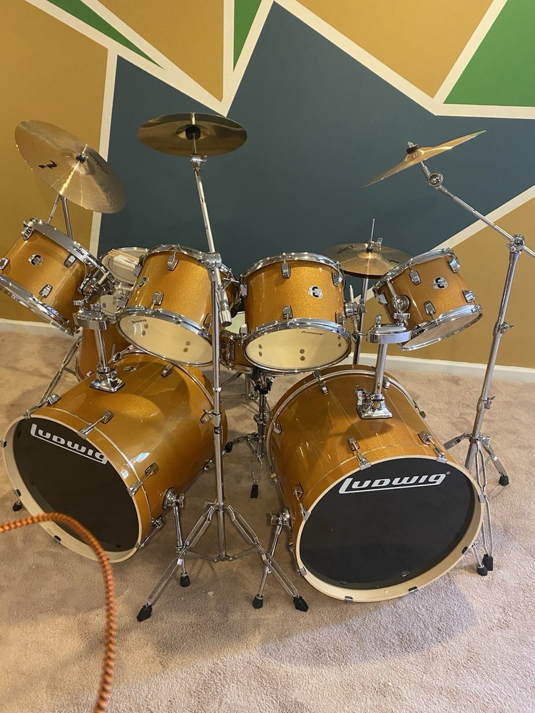 Ludwig 9 Pc Drum Kit