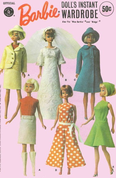 Pattern Packs For 11 1/2" Fashion Dolls Patterns #5