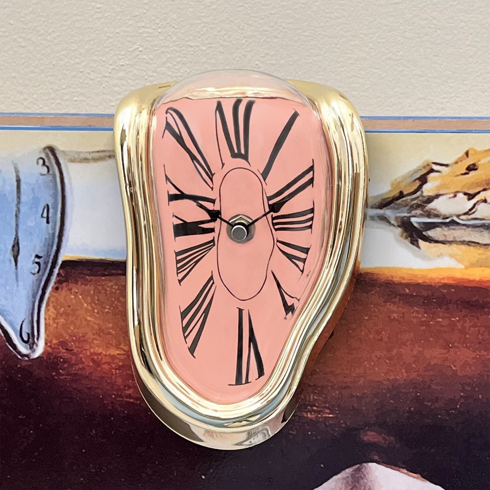 Salvador Dali Desk /Shelf Melting Clock - Silent & Fully Functional Clock