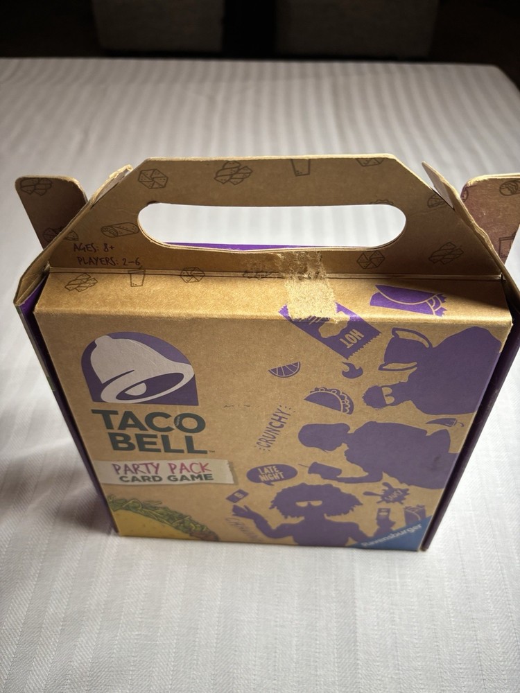 Taco Bell Party Pack Card Game Complete Set Open Never Played
