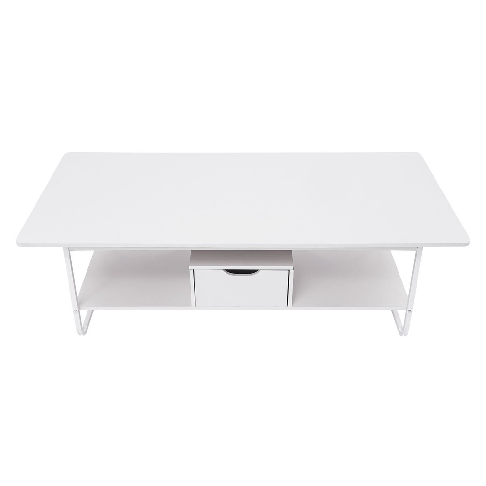 Modern Coffee Table Rectangular Coffee Table Living Room Tea Table 120*60*42cm