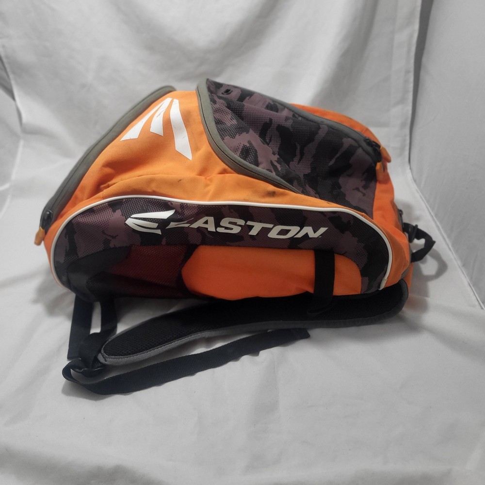Easton Bagpack Backpack Bat Ball Orange Baseball Sack