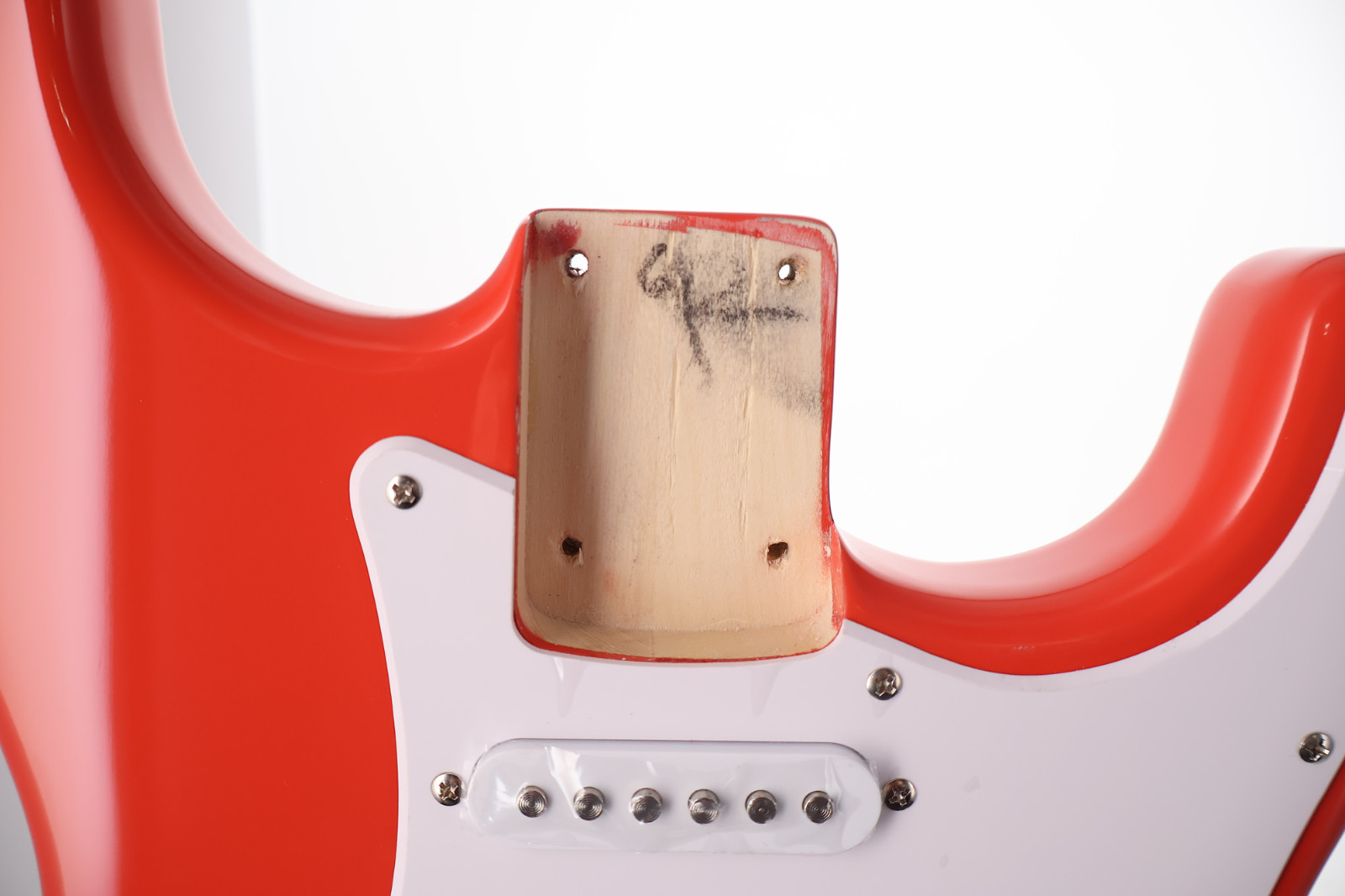 Squier Stratocaster Body Sonic Series Fiesta Red Finish Fully Loaded