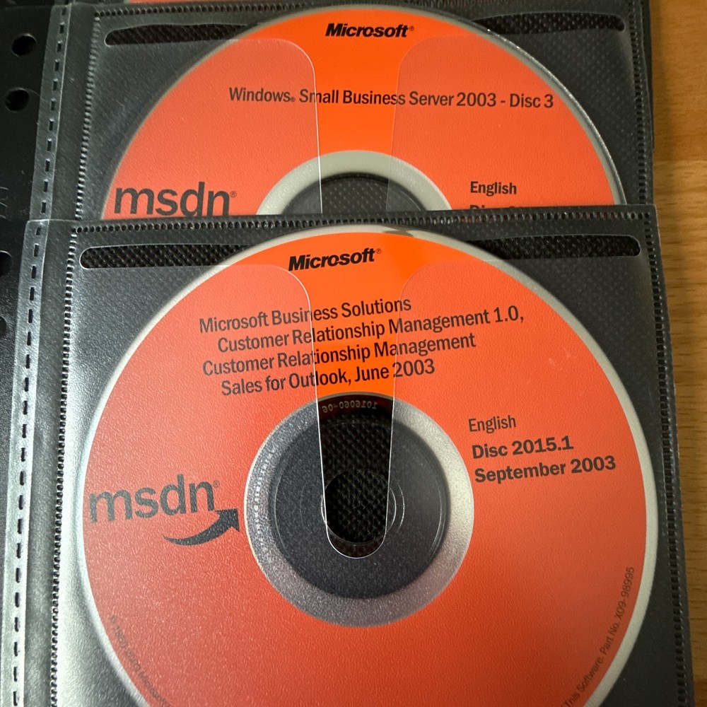 Microsoft MSDN Server Disc Set SharePoint, ISA, and More