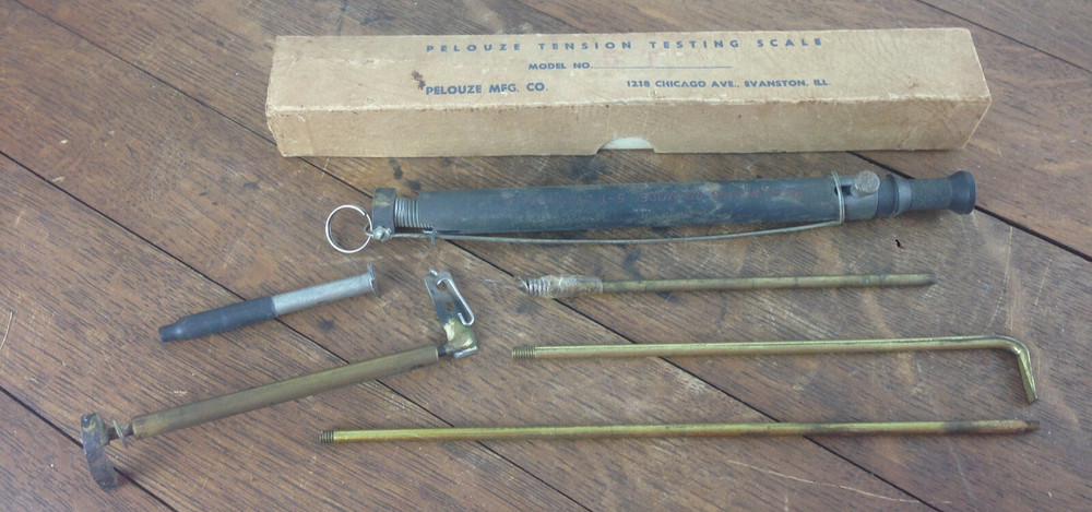 Vintage T-5 PELOUZE TENSION TESTING SCALE