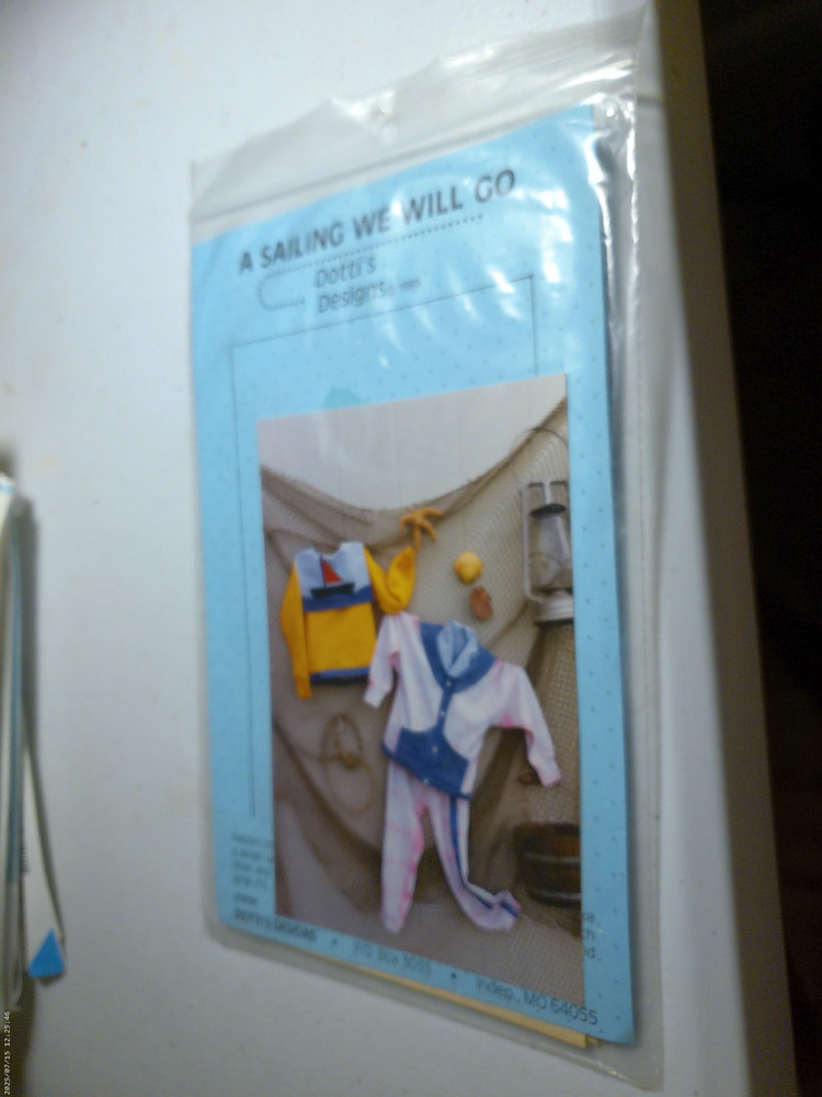 A Sailing We Will Go Dotti's Design Chid's Sweats, Jacket small -Large