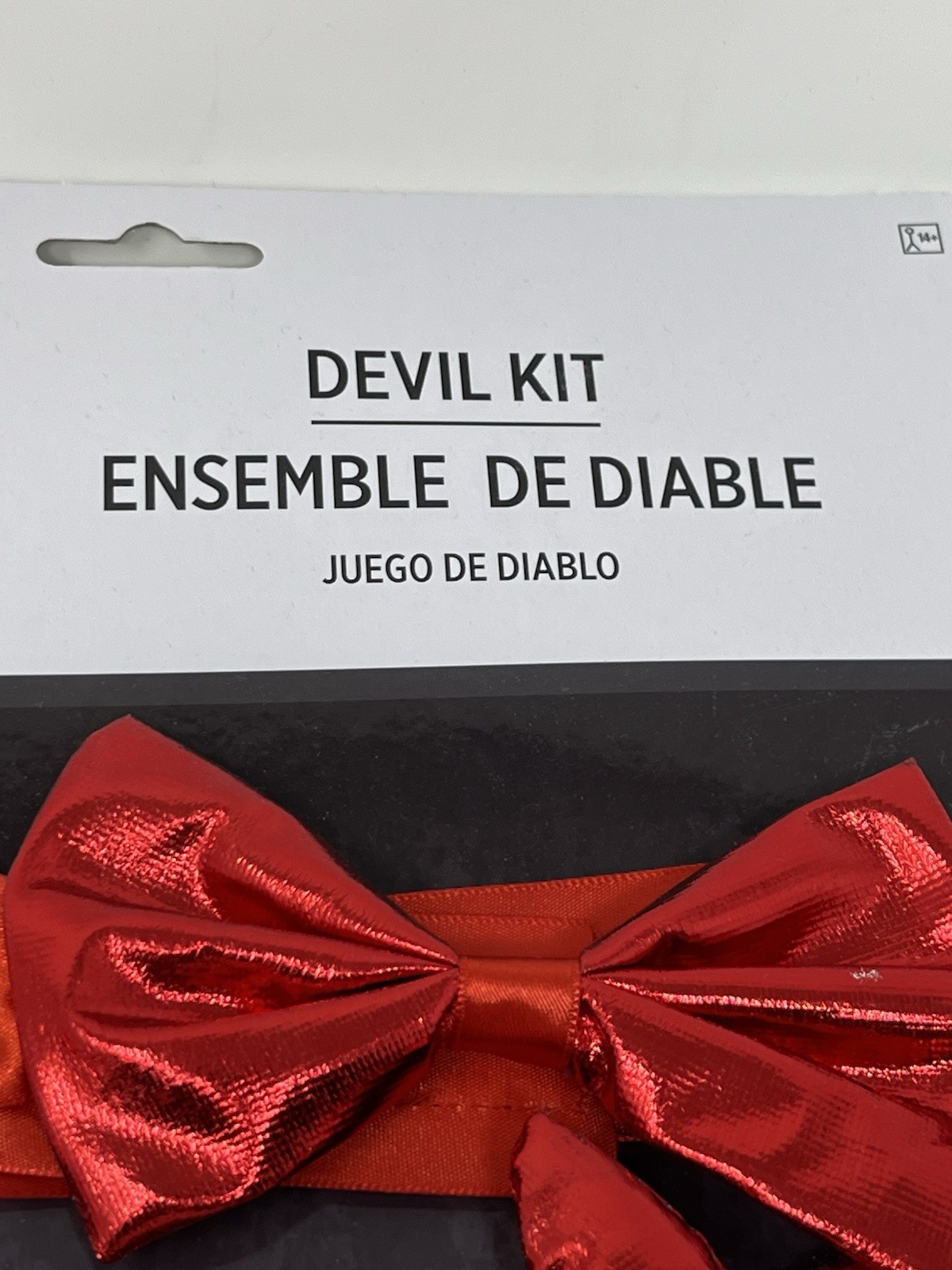 Devil Costume Kit Tail, Horns, And Bow Tie Dress Up Halloween Costume Accessory