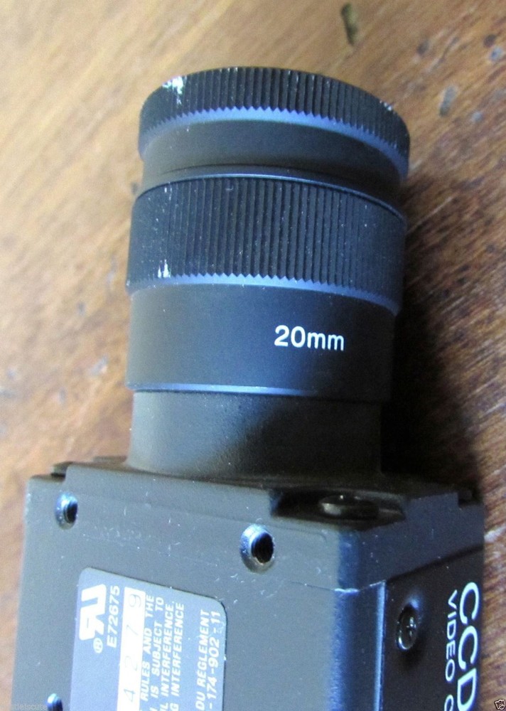 Sony CCD Microscope Video Camera Module Model XC-75 Towada 10.5-15VDC