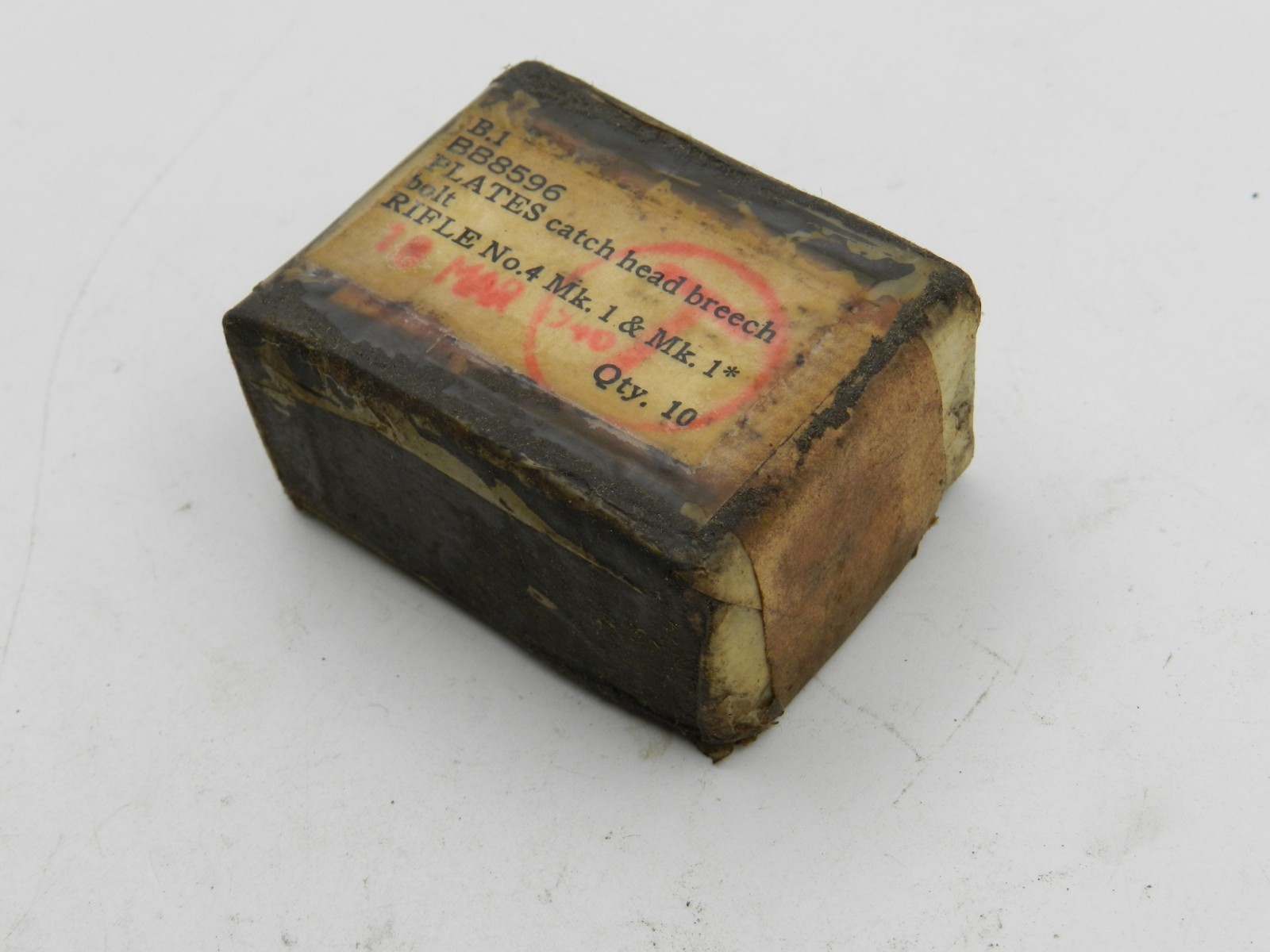 10 No. 4 Lee-Enfield Bolt Catch Plates - Bolt Release Stop Plate