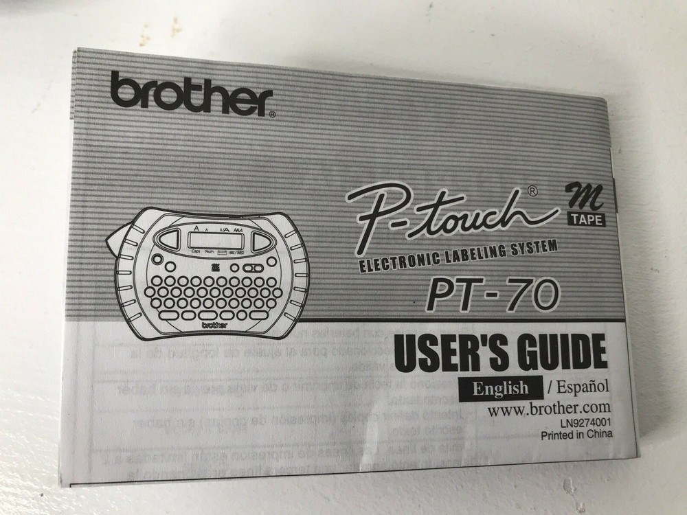 Brother P-Touch Label Maker ~ P-70 ~ Electronic Labeling System ~