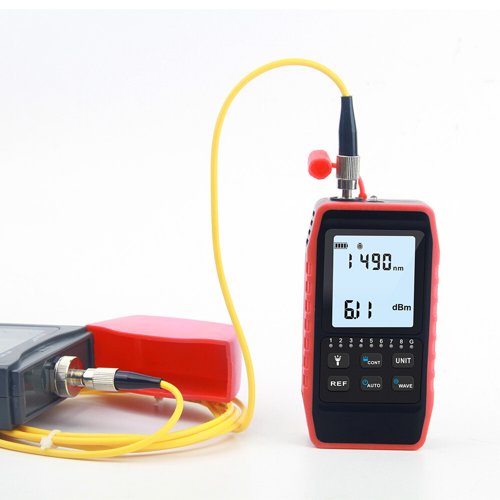 VXSCAN NF-908 Optical Power Meter RJ45 Network Test Portable Automatic Shutdown