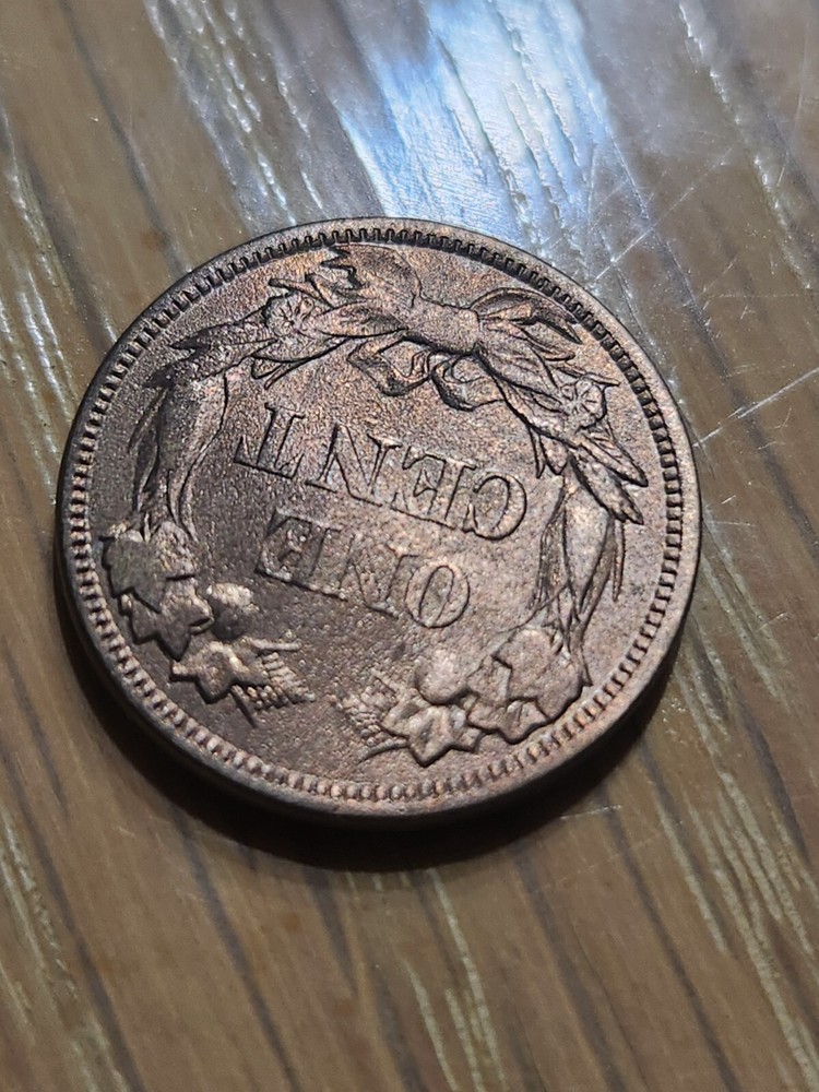 1858 Flying Eagle Cent Large Letters Beautiful High Grade Coin