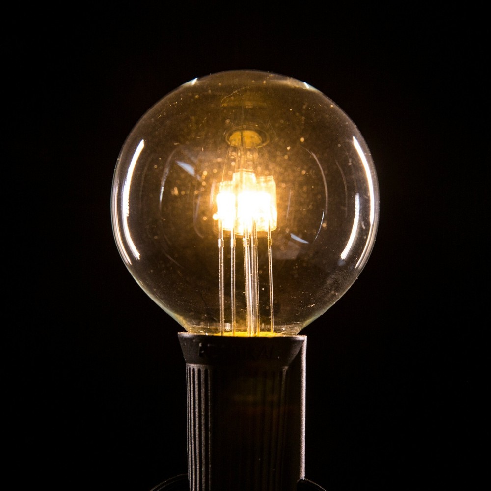 Box of 25 G50 LED Diode 2” .6W C9 E17 Base String Light Replacement Bulbs