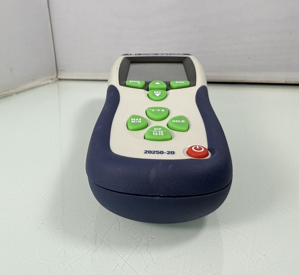 Digi-Sense WD-20250-20 Pro 4-Input Data Logging Thermocouple Thermometer Tool