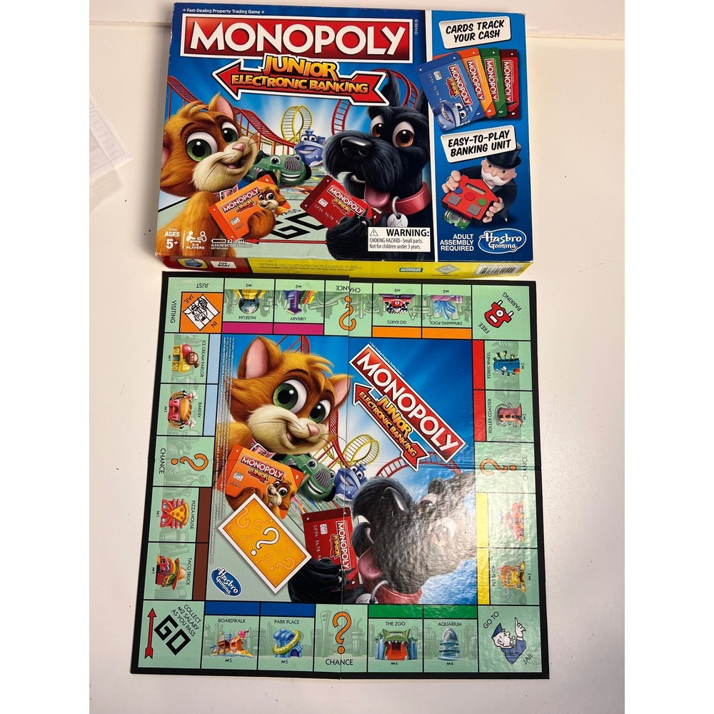 2017 Monolopy Jr Electronic Banking Replacement Game Board