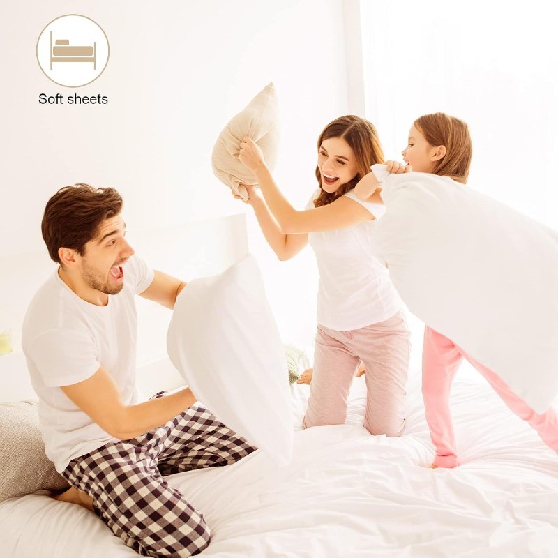 Pack Bedding Twin Fitted Sheets Bulk Fitted Twin Size Bottom Sheets