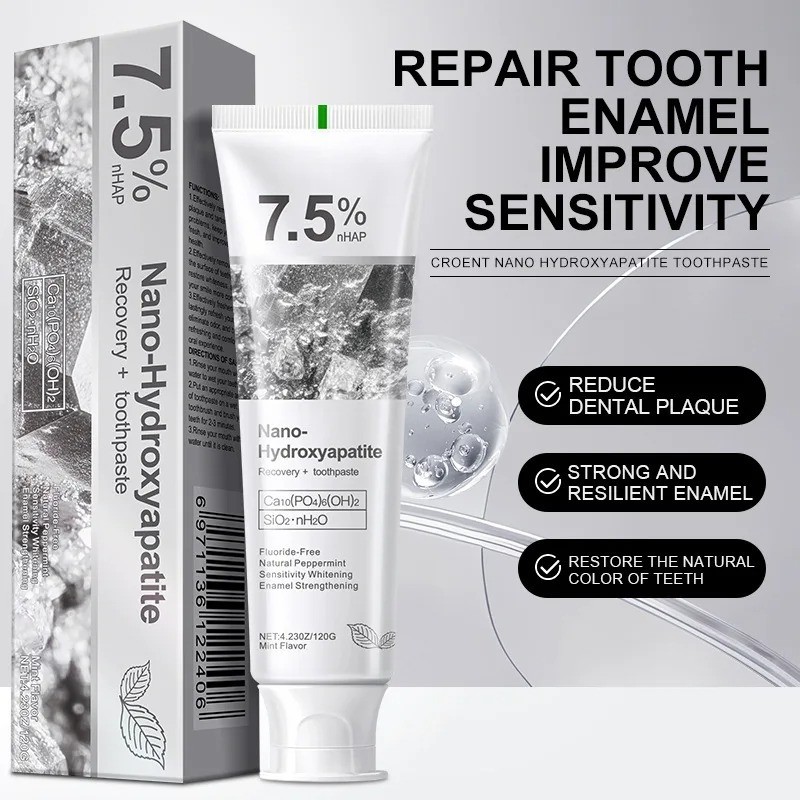 7.5% Hap Nano Hydroxyapatite Toothpaste Remove Deep Clean For Sensitive Teeth