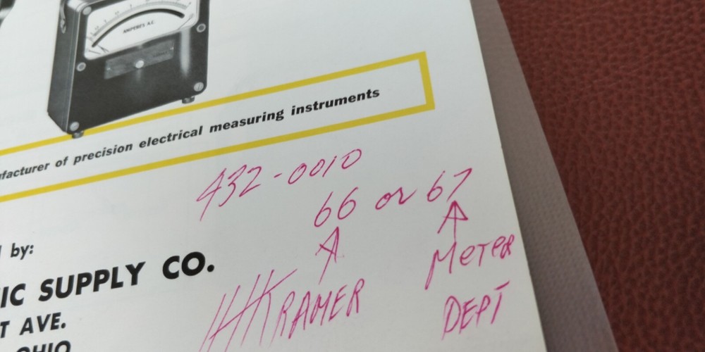 1961 Weston Portable Testing Instruments ~ catalog Brochure