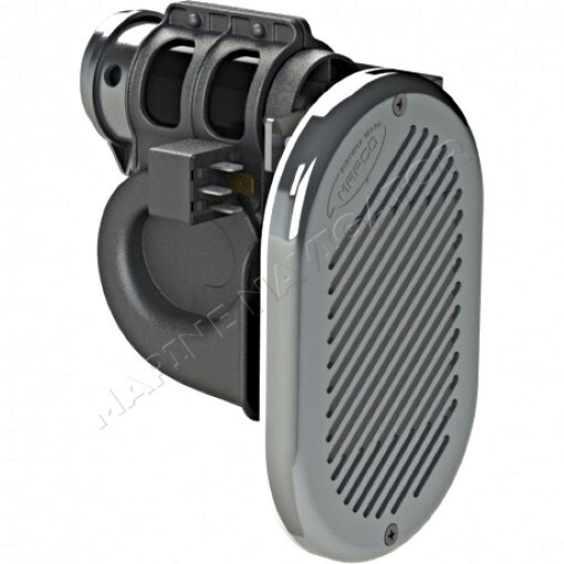 Boat Hurricane Chromed horn with compressor 12V