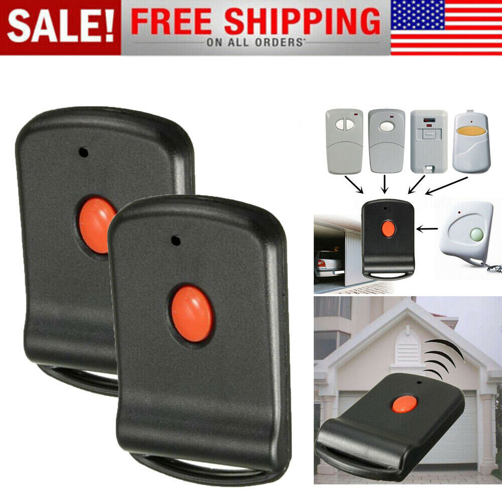 2PCS Remote Garage Transmitter for MultiCode 3060 300mhz 3089 4120 Linear 10 Dip
