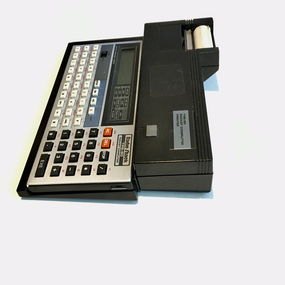 RadioShack TRS-80 PC-4 w/ Pocket Computer Printer