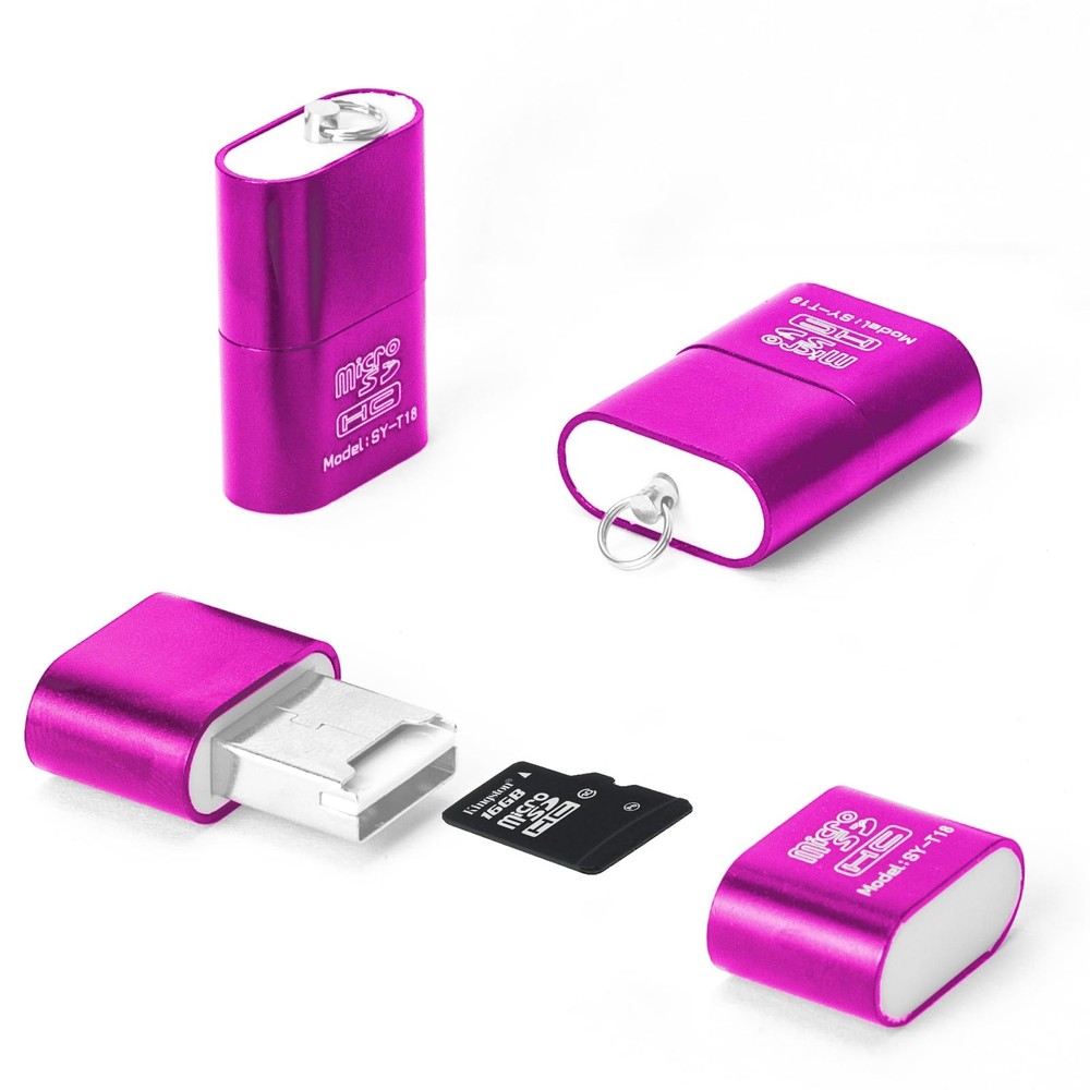 Micro SD Card Reader for Android - 3 Pack Micro to USB Adapter