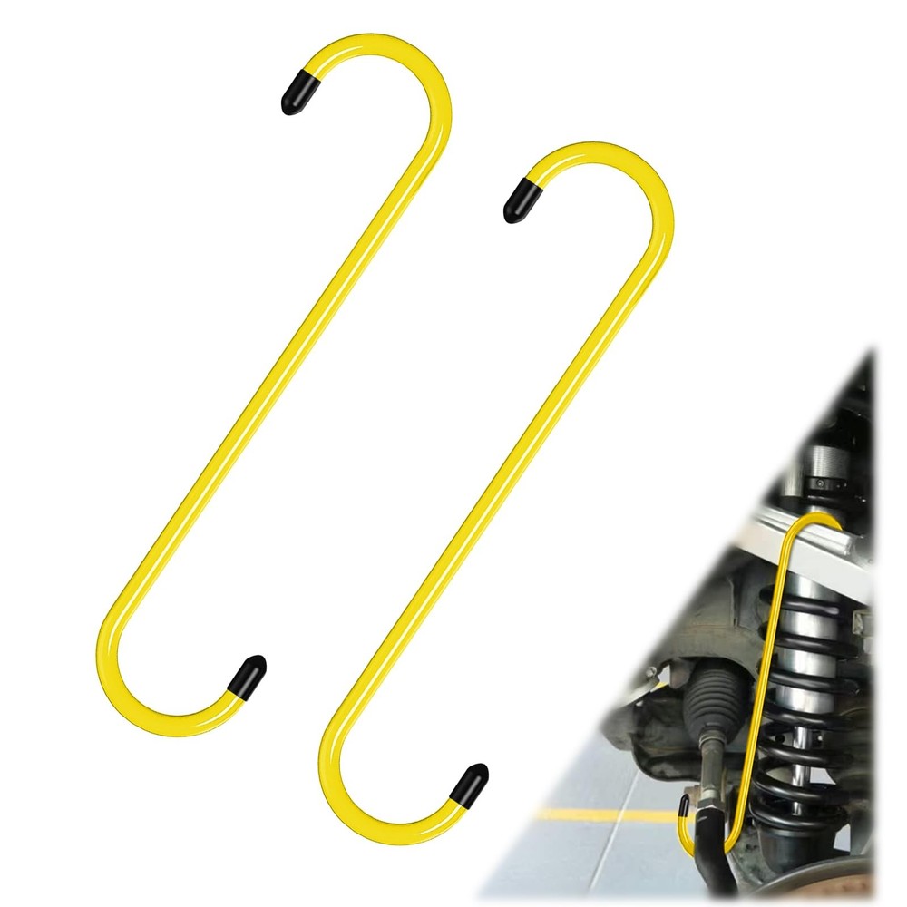 BFXM 2PCS Brake Caliper Hanger Compression Mechanic Universal, Yellow-2PCS