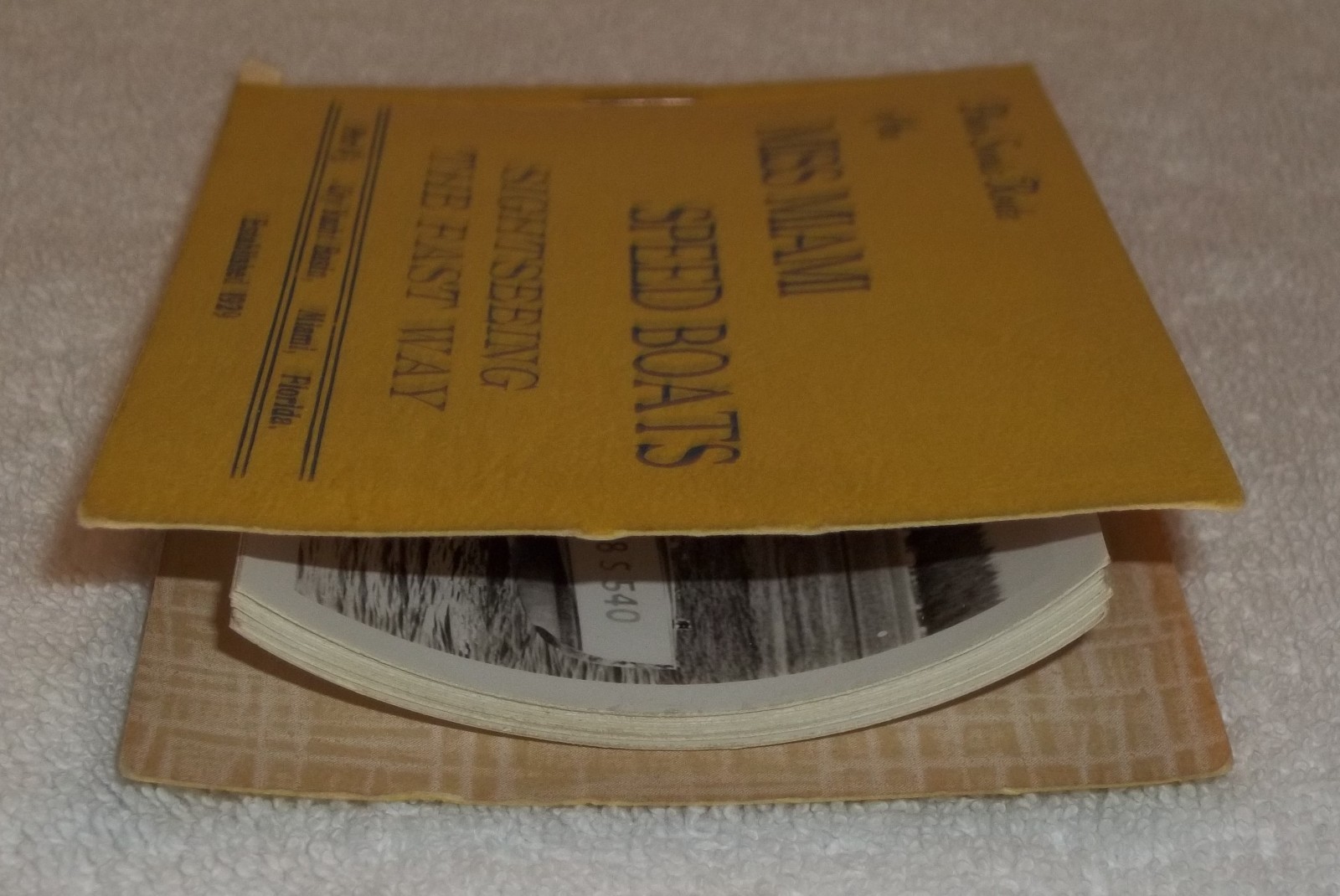 Photo Scenic Route Miss Miami Speed Boats Sightseeing BOOKLET Al Capones Home et