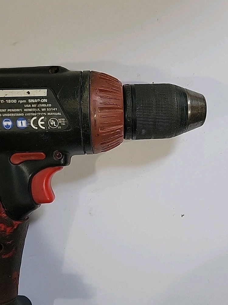 Snap-On Red And Black Drill With 18 Volt CDP4850