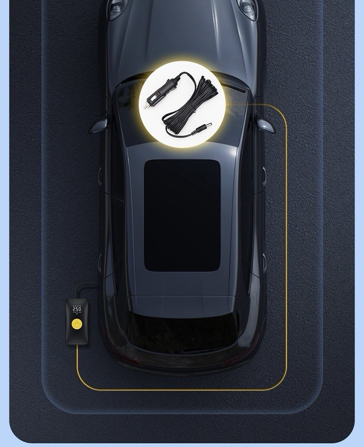 12v Digital Display intelligent Multifunctional Tire Inflator. Air Compressor