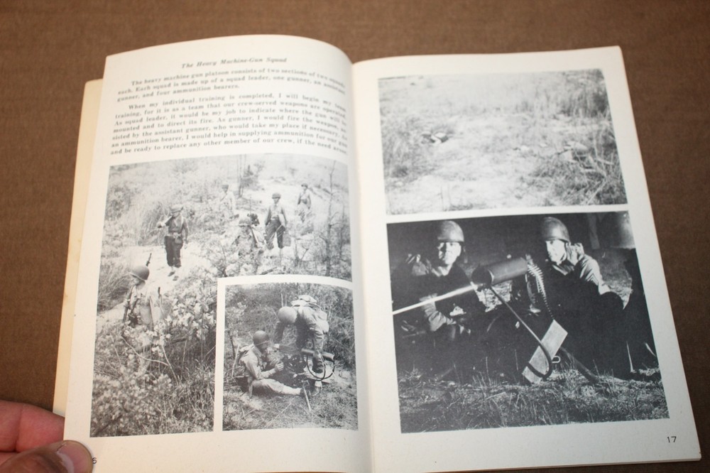 Original WW2 U.S. Army "IRTC" Infantry Training Booklet Named to GI w/Signatures