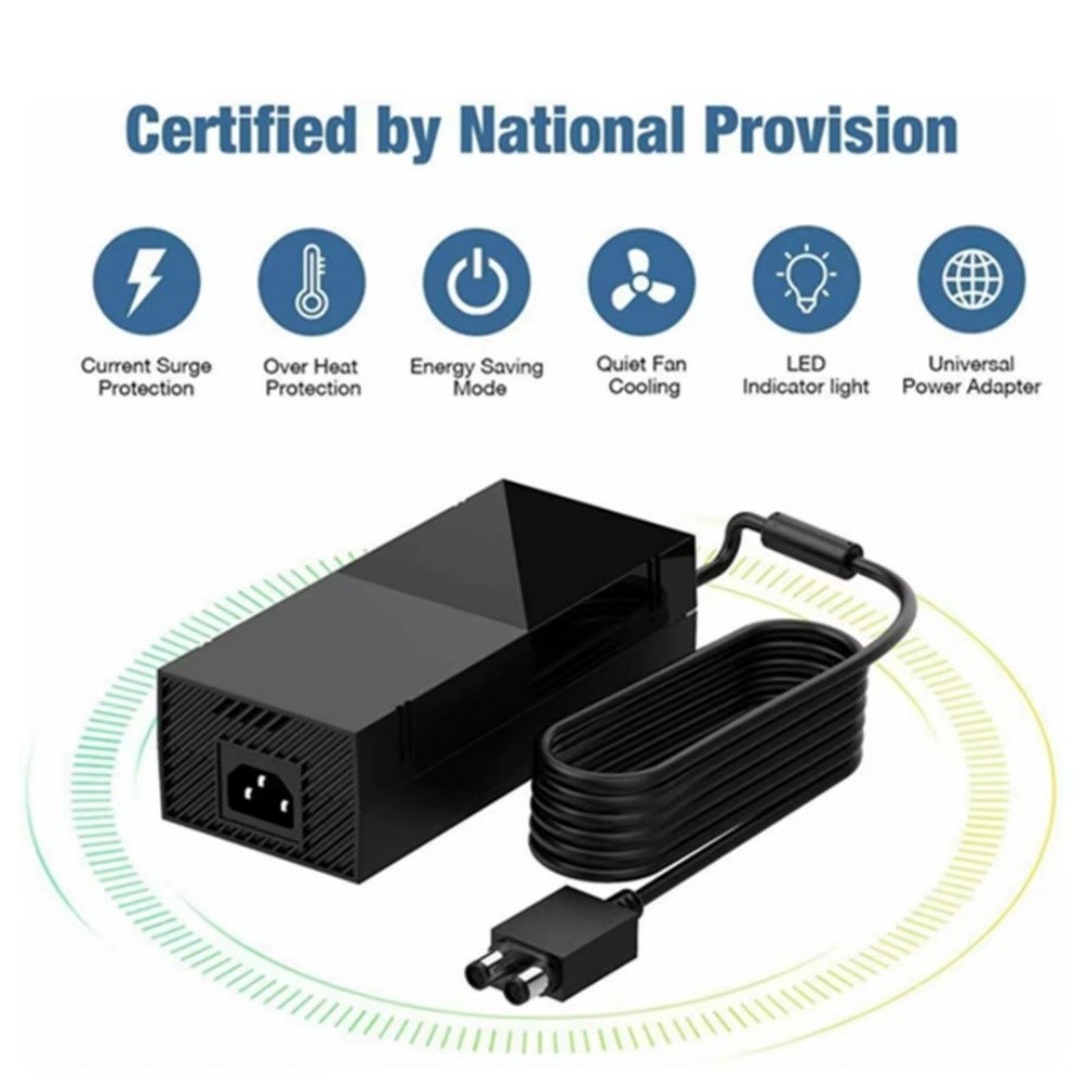 12V AC for XBOX ONE Adapter Brick Charger Console Power Supply Cord Cable