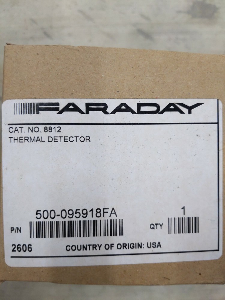 Faraday 8812 Thermal Detector