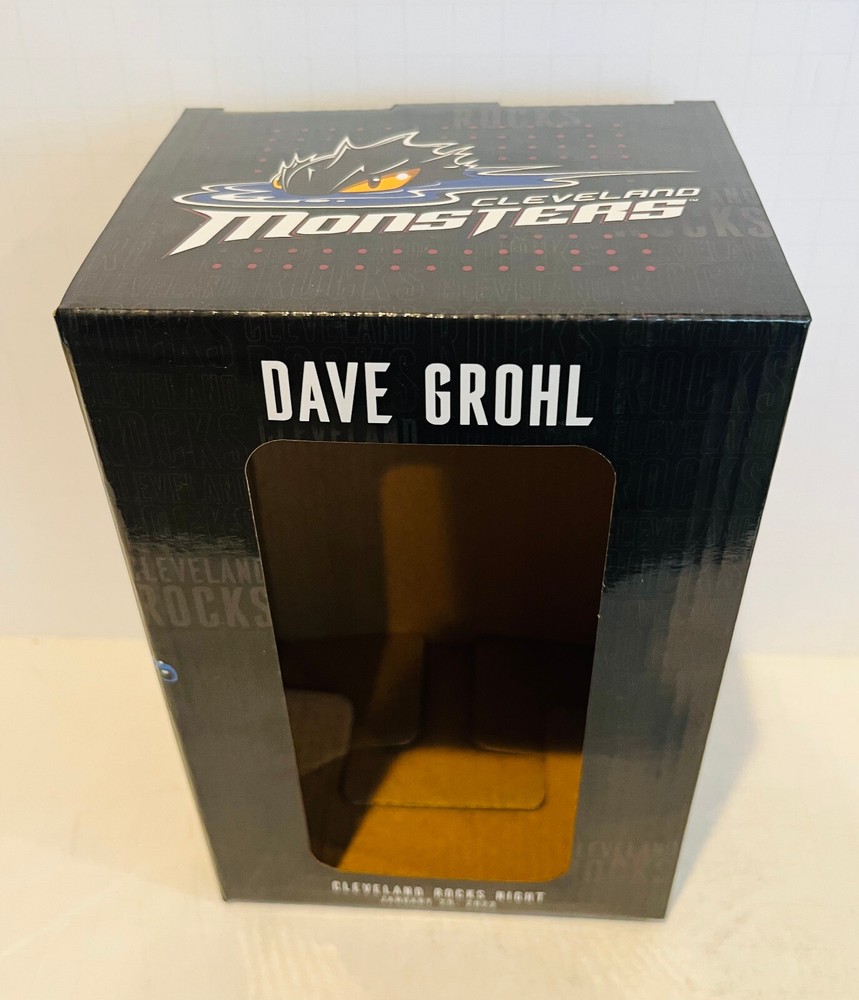 EMPTY DISPLAY BOX ~ Dave Grohl Cleveland Foo Fighters Nirvana Bobblehead Box SGA