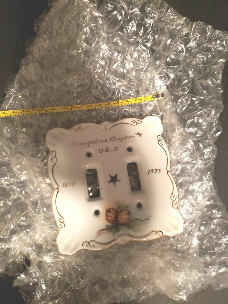 Evangeline Chapter #9 Double Light Switch Cover. Never used.