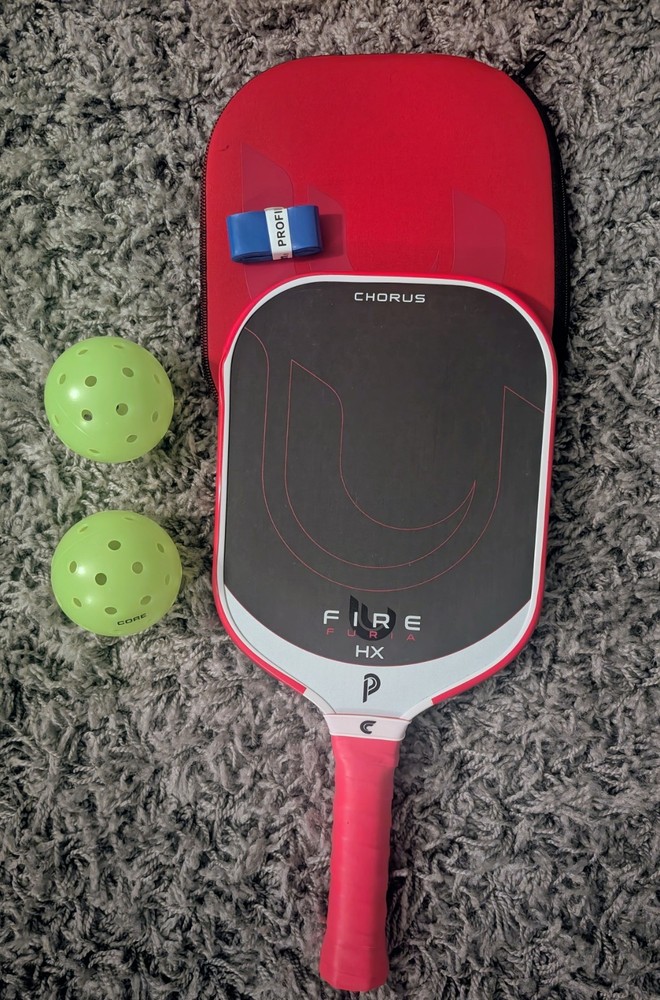 Chorus Fire Hybrid Pickleball Paddle Bundle